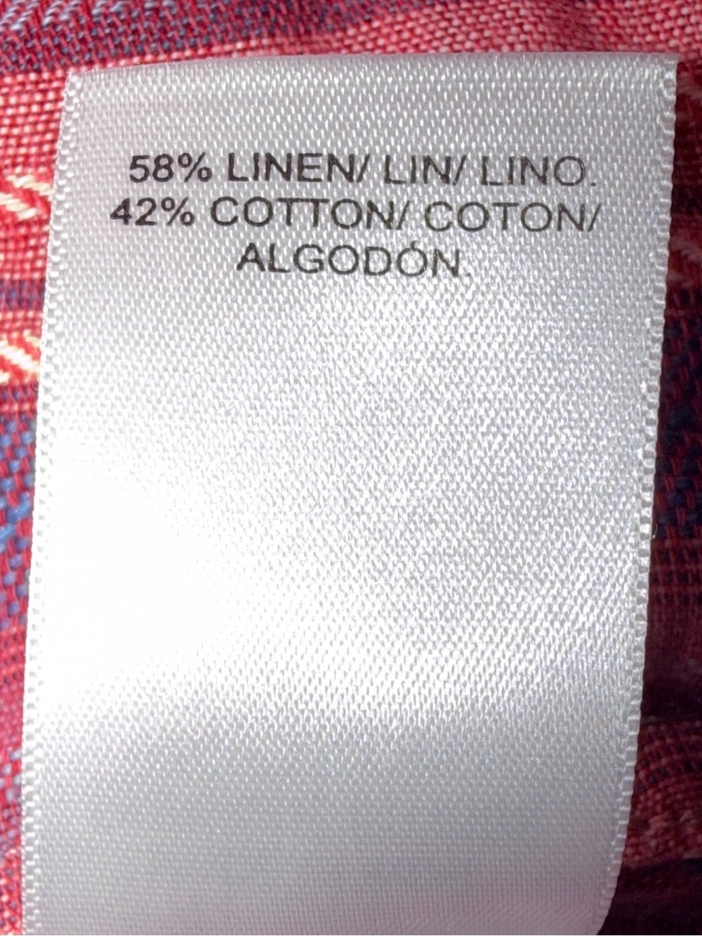 Lucky Brand Camp Collar Linen Blend Cabana Shirt XXL - Picture 13 of 14